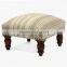 Natural Livings Cotton Upholstered Stool