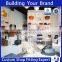 Customized Gorgeous Look fashionable wood rack display shelf for bag