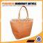 Color beautiful jute bag and paper straw shopping women handbags