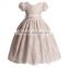 Fashion Style Flower Girl Princess Dresses With Puff Sleeve Ankle-Length Baby Girls Prom Dress Fancy Children Clothes