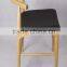 Wholesale Solied Wood Bar Chair Antique Wood Chair for Restaurant