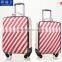 20" 22" Good Design PVC Bag Travel Trolley Luggage Suitcase With PVC Luggage Tag