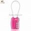 Luckiplus Luggage Locks Combination Password Locks Padlocks TSA Approved 3-Digit Red