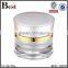 30g 50g empty luxury cosmetic cream jars, inner pp, outer acrylic material
