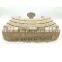 china wholesale fashionable pearl ball design clutch evening bag