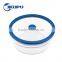 silicone rim glass lid