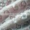 heart embroidery pv plush fabric