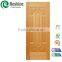 Veneer faced hdf molded panel wood door skin