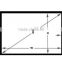 70 inch 200inch fixed frame screen for 3d DLP Projector desktop screen home cinema display screen