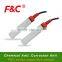 FKC series Capacitive Sensor, M12/M18/M30 Teflon Housing, Chemical and Corrosion Resistance, Four-wire Type Offered.