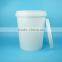 16kg Polypropylene Bucket for Metal Powder, Heavy Duty Barrel for Construction