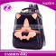 2016 new design wholesale China PU leather animal bag girls fashion cat pattern backpack