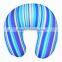 Fashionable stripe Pattern travel polyester pillow