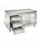 Commercial Stainless Steel Work Prep Table w/ Cabinet 3 Left Drawers 63 x 24