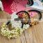 Craft woven beads elastic hair ring Headband rubber for Women Accessories Ornaments