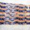 high quality emboridery fabric 2016 gold brown with low price