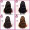 Natural Looking Virgin brazilian hair lace front wig 100% human hair full lace wig with baby hair