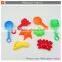 Hot sell plastic sand beach toys bucket set for kids