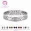silicone titanium bracelets with germanium with very good quality and low price