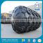 Pneumatic marine rubber fender with tyre net