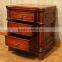 Antique Bedside Tables - Antique Victorian Bedside Table 3 Drawers