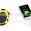 Waterproof solar cell phone charger with 5000 capacity