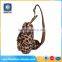 Fashion design leopard lines ladies colorful shoulder bags with long handles