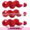 human hair red body wave ,remy hair,brazilian hair