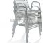 Outdoor Aluminum bistro arm chair