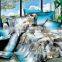 3D reactive printing bedding set 100% polyester for Kids & Adult