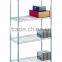 4 level Chrome Shelf Unit Metal storage shelving