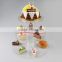 3 tiers acrylic cake,cupcake,dessert stand tower with circular shape