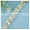 2016 High quality beaded braided garment trim for wedding dress