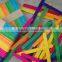 Colorful Wooden Ice Cream Sticks Colorful Wooden Popsicle Sticks