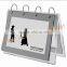 table top acrylic sign holder/ calendar holder