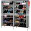 (FH-FC118)New Style 2 Rows Free Standing Fabric Wall Mounted Rack Covered Shoe Box