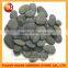 Colorful unpolished flat natural river pebbles stone