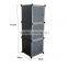 Portable White Color PP Modular Storage Cubes 35*35 cm Solid Panels-3 cubes