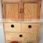Wooden crafts Recycled solid reclaimed wood ambry furniture for New design