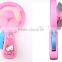 cheap plastic mini handy dynamo fan for kids in summer