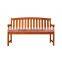 Park long chair outdoor carved double seat teak wood bench