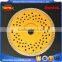180mm Turbo Diamond Saw Blade Circular Saw Blade Rim Cutting Disc Stone Cutter Wheel Disk Socket Flange 7"