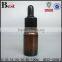 hot product cost price essential oil cosmetic dropper bottle different size high quality glass dropper bottle with black dropper