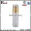  china new products cosmetic lotion frosted glass cosmetic bottle 100 ml white pp pump and gold aluminum cap