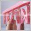 Cheap High Quality Foldable Plastic Hard Hanger With Lips for Home Cloth Scoks Bras in Professional OEM Maker