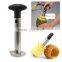 2016 New hot Stainless Steel Fruit Pineapple Peeler Corer Slicer Cutter