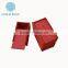 creative red wooden perfume packaging box for perfume bottles