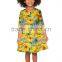 Western Clothes Wholesale Bulk 3/4 Sleeve Casual Midi Length Pullover Style Floral Flowing Same Clothes For Mother And Daughter