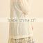 womens apparel 2017 Long Sleeve Lace Crochet Hem CARDIGAN