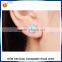 Factory Top Sale 925 sterling silver AAA zircon earrings with stud